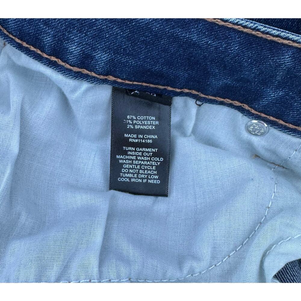 NWT Frye High Rise Cuffed Straight Leg Crop Jeans Women’s Size 8/29 Medium Wash - Picture 7 of 15